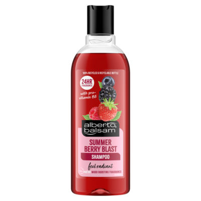 Alberto Balsam Summer Berry Blast shampoo 300ml, UK version