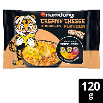 Namdong instant noodles creamy cheese 120g - British product