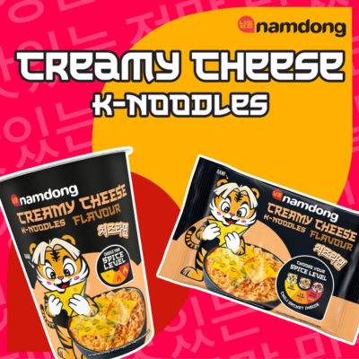 Namdong instant noodles creamy cheese 120g - British product