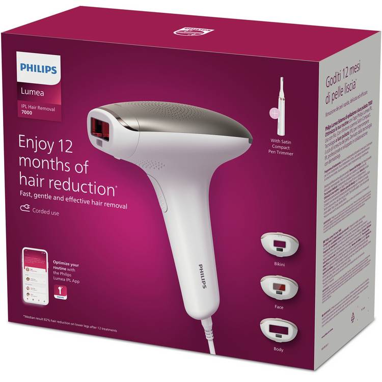 Philips IPL hair removal system Series 7000 BRI923, imported from the UK