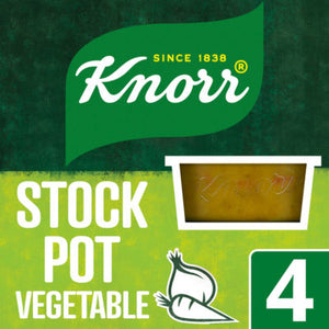 Knorr Vegetable Stock Pot Concentrated Vegetable Stock 4x 28g