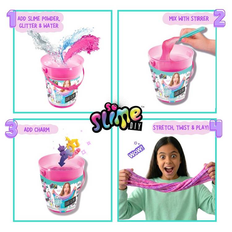So Slime DIY Giant Slime Bucket toy kit, UK version
