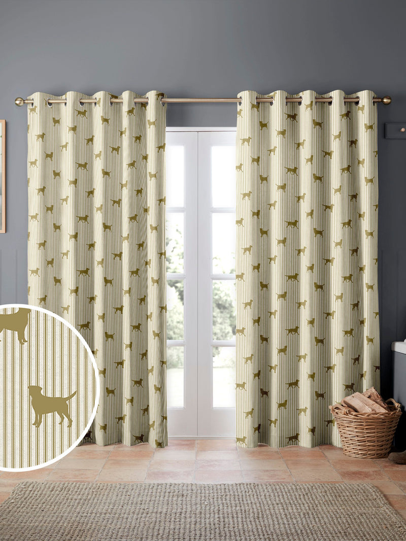 Emily Bond Gold Marley made to measure curtains - British product