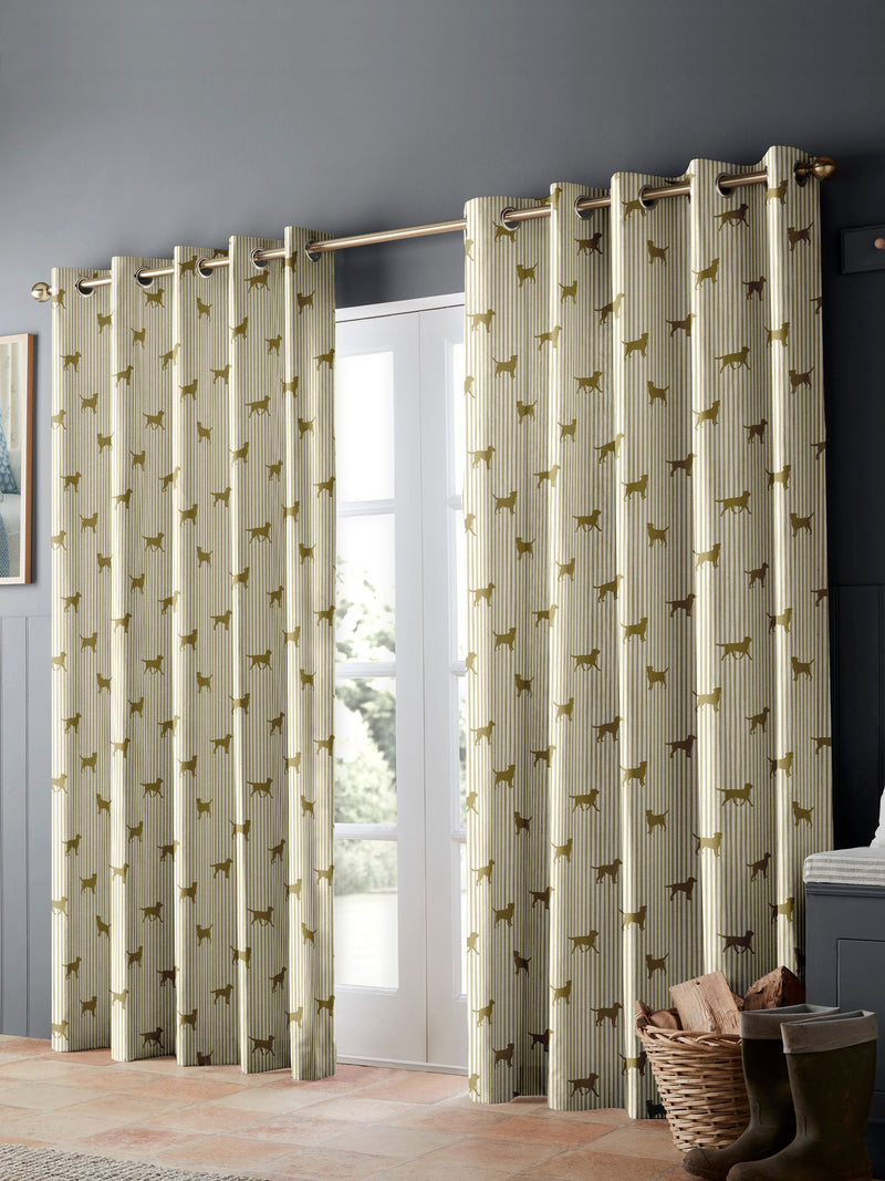 Emily Bond Gold Marley made to measure curtains - British product