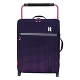 it Luggage 2 wheel cabin suitcase 55cm purple (British brand)