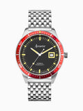 Accurist Mens Silver Tone Dive Automatic Stainless Steel Bracelet 42mm Watch