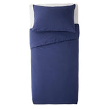 Habitat navy percale bedding set single (British brand)