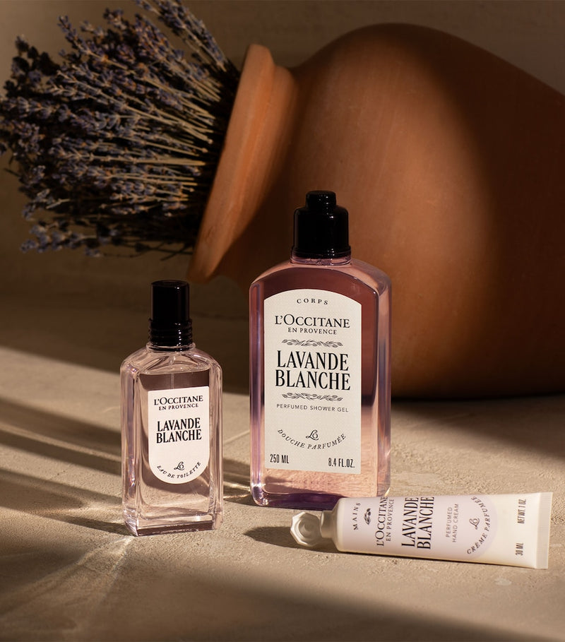 L'Occitane Lavande Blanche eau de toilette 50ml, imported from the UK