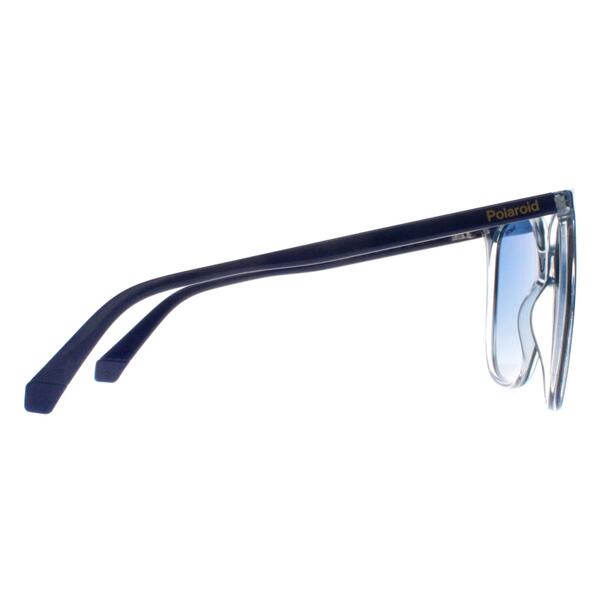 Polaroid blue polarized women sunglasses square frame, UK version