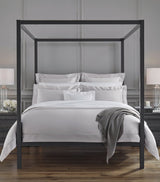 Harrods Sferra Giza 45 Square Pillowcase Egyptian Cotton Linen 65cm x 65cm- Buy online at McGrocer