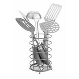 Argos Argos Home 5 Piece Stainless Steel Kitchen Utensil Set with Caddy - Grey- Buy online at McGrocer