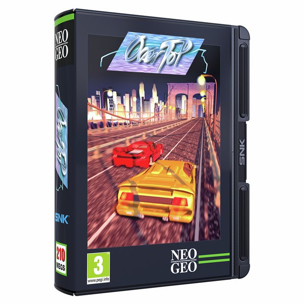 NEOGEO Over Top retro gaming cartridge - British product