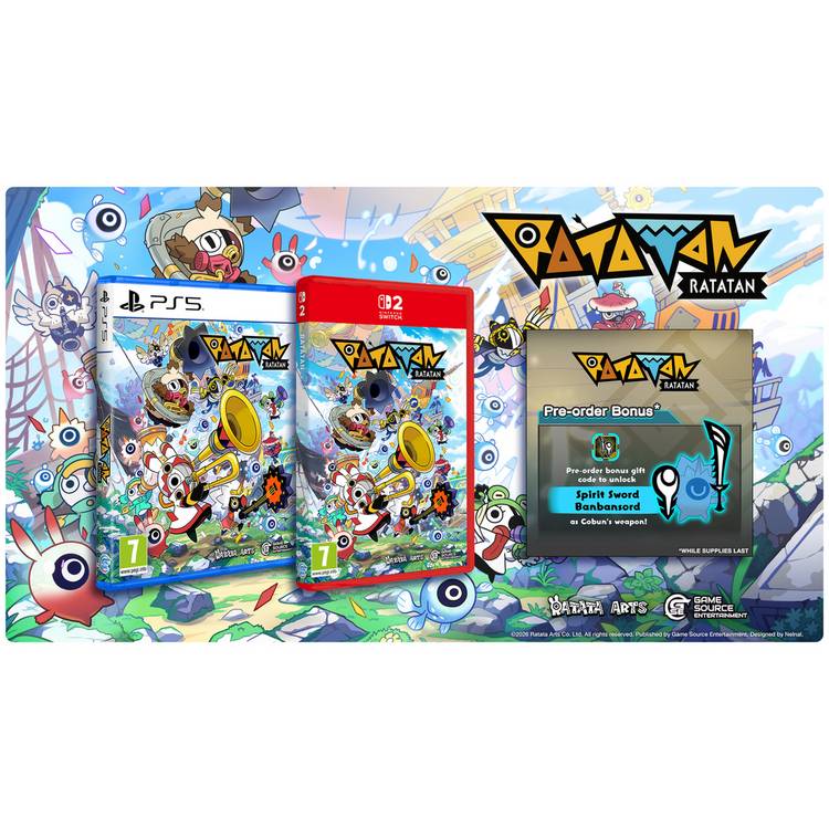 Ratatan PS5 game pre-order physical disc UK version