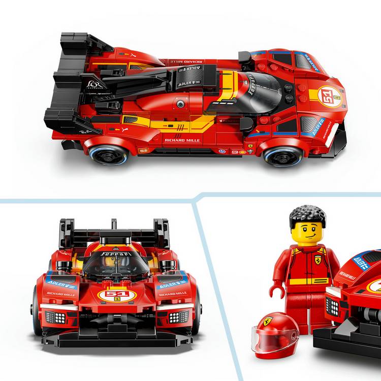 LEGO Ferrari 499P Speed Champions toy car - British product