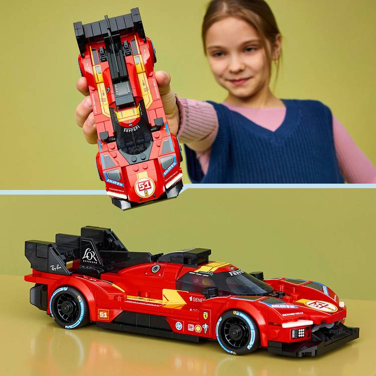 LEGO Ferrari 499P Speed Champions toy car - British product