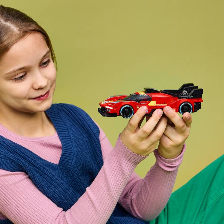 LEGO Ferrari 499P Speed Champions toy car - British product