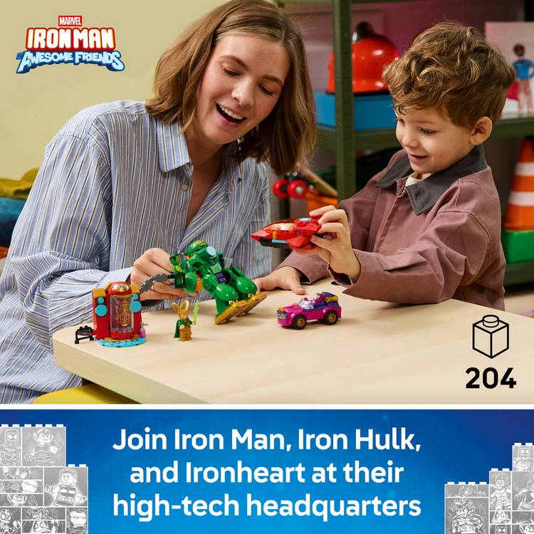 LEGO building set Loki vs. Team Iron Man 204 - British product