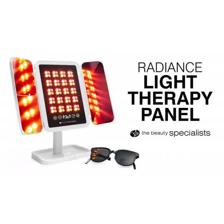 Rio Radiance light therapy panel with 80 LEDs, imported from the UK