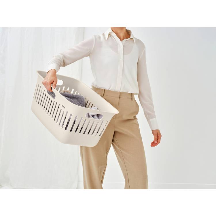Brabantia 40L laundry basket set of 2 beige, UK version