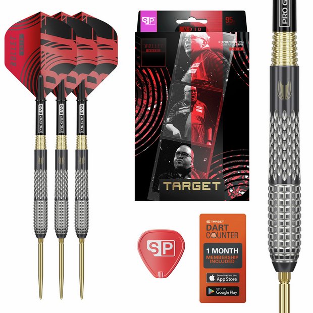 Target Darts Stephen Bunting Generation 5 Void 24g darts - British product