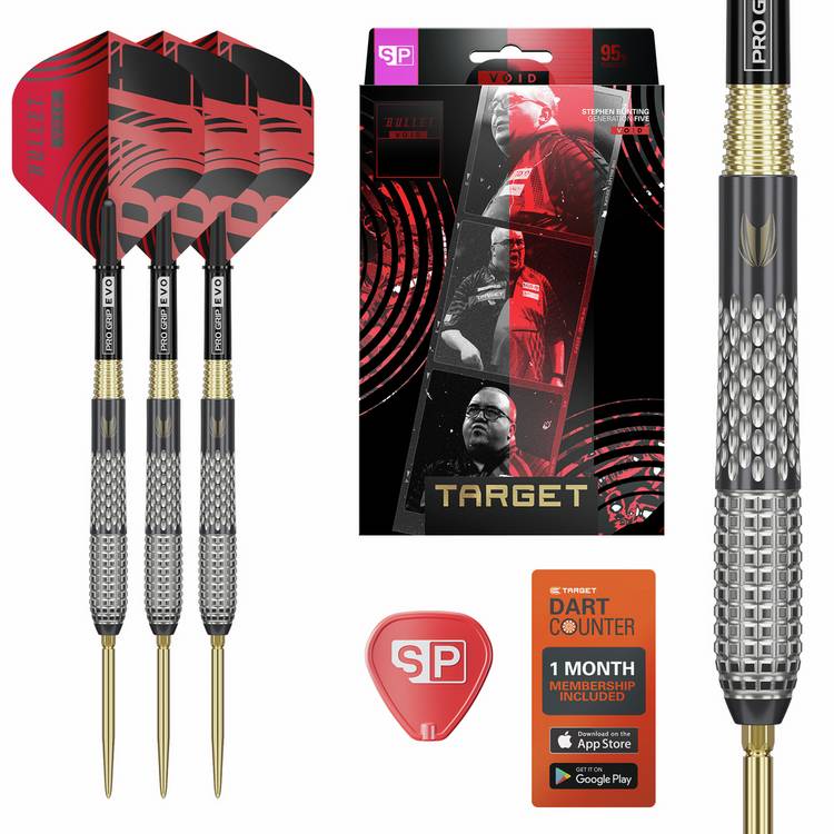 Target Darts Stephen Bunting Generation 5 Void 24g darts - British product