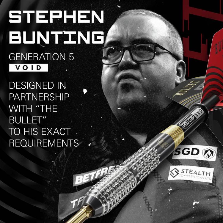 Target Darts Stephen Bunting Generation 5 Void 24g darts - British product