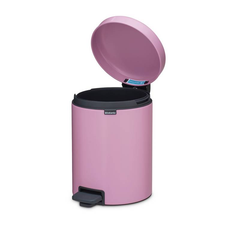 Brabantia pedal bin lilac pink 5 litre, imported from the UK