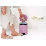 Brabantia pedal bin lilac pink 5 litre, imported from the UK