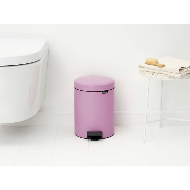 Brabantia pedal bin lilac pink 5 litre, imported from the UK