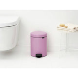Brabantia pedal bin lilac pink 5 litre, imported from the UK