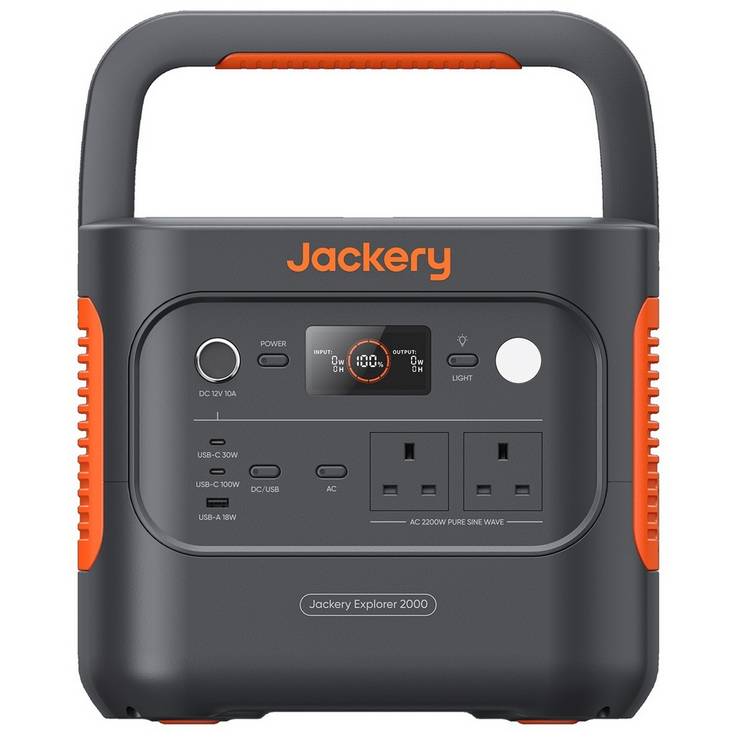 Jackery portable power station Explorer 2000 V2 1070Wh, imported from the UK