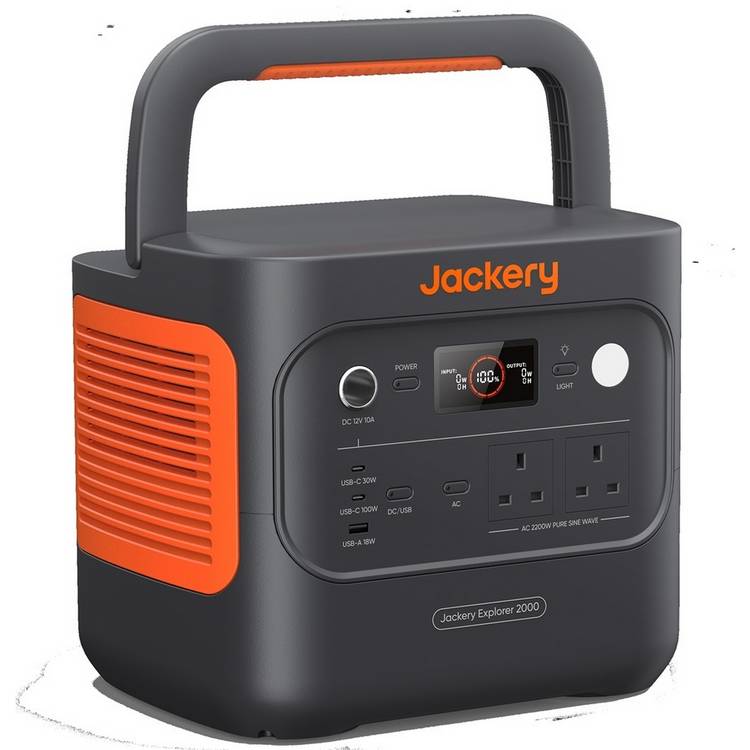 Jackery portable power station Explorer 2000 V2 1070Wh, imported from the UK