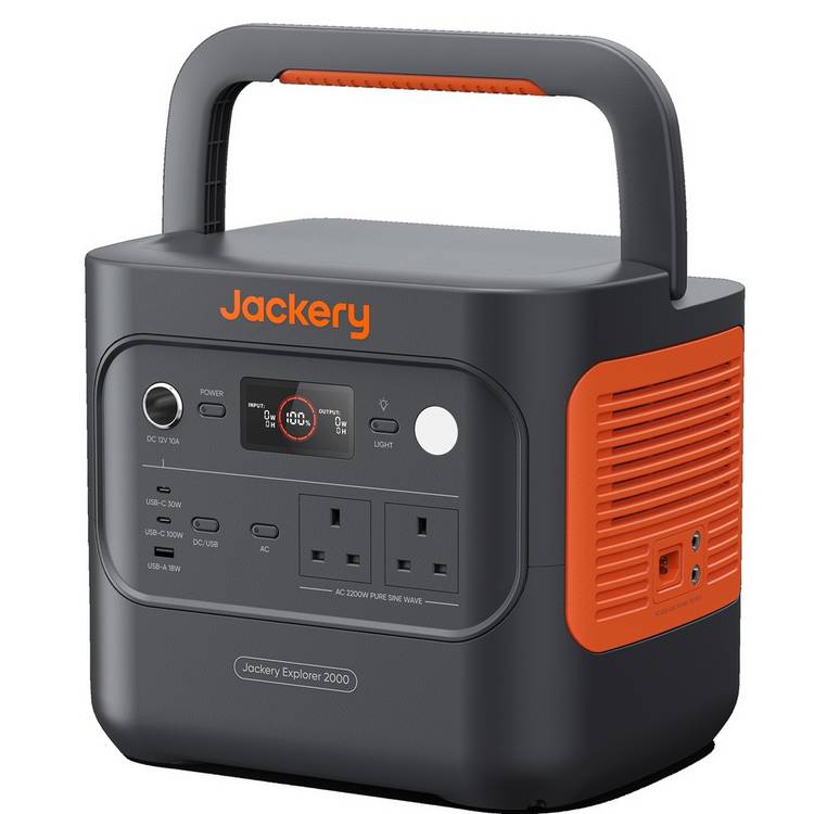 Jackery portable power station Explorer 2000 V2 1070Wh, imported from the UK