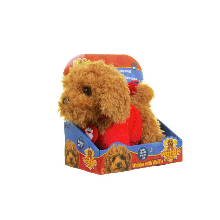 CBeebies Waffle the Wonder Dog interactive soft toy, UK version