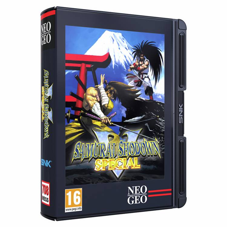 NEOGEO Samurai Shodown V Special retro gaming cartridge, imported from the UK