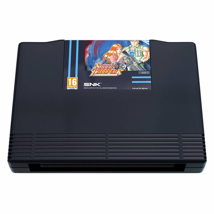 NEOGEO Shock Troopers retro gaming cartridge - British product
