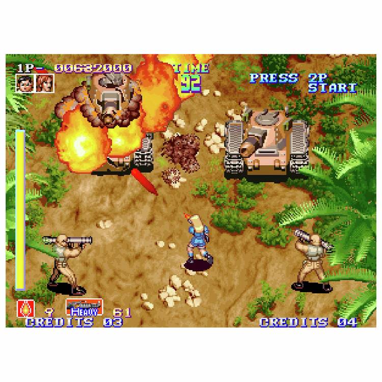 NEOGEO Shock Troopers retro gaming cartridge - British product