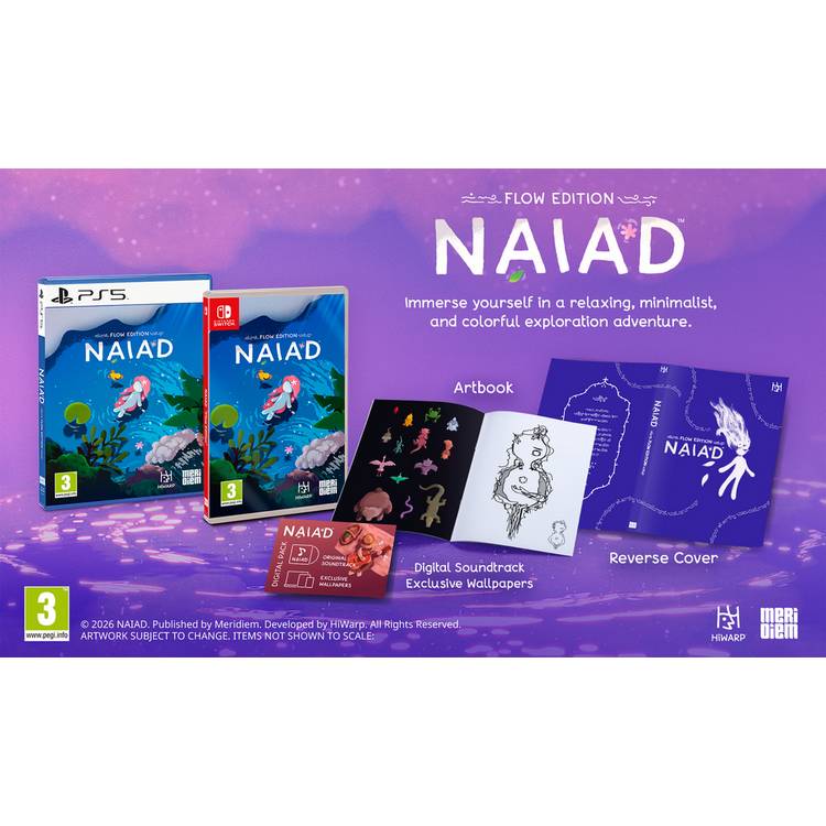 NAIAD Flow Edition Nintendo Switch game, imported from the UK