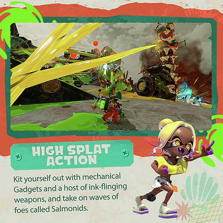 Splatoon Raiders Nintendo Switch 2 game card pre-order (British brand)