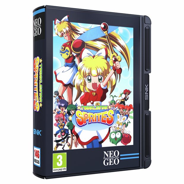 NEOGEO Twinkle Star Sprites retro gaming cartridge - British product