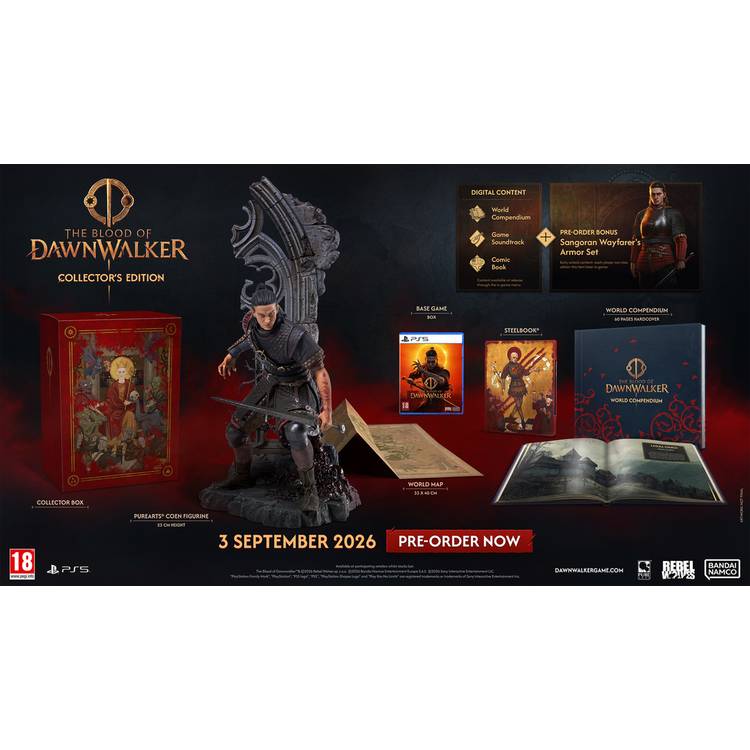 The Blood of Dawnwalker PS5 collector's edition game, imported from the UK
