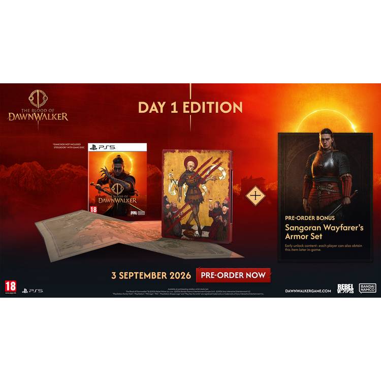 The Blood of Dawnwalker PS5 game pre-order, UK version