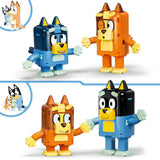 LEGO Bluey family figures brick-built play set (British brand)