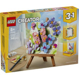 LEGO Creator 3 in 1 floral art decor set 348 pieces - British product