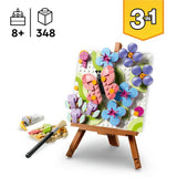 LEGO Creator 3 in 1 floral art decor set 348 pieces - British product