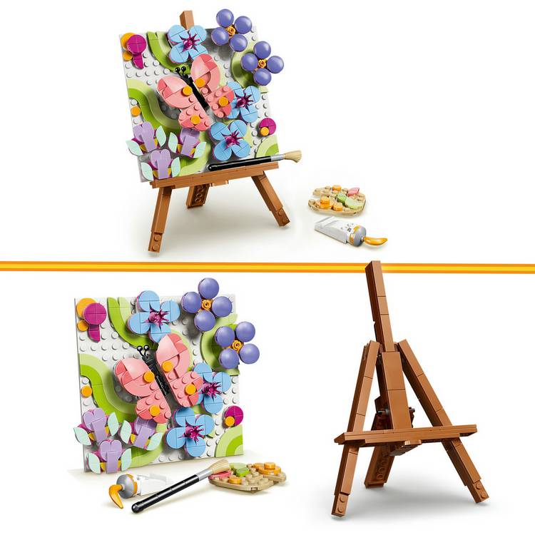 LEGO Creator 3 in 1 floral art decor set 348 pieces - British product