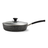 Tower Precision 28cm sauté pan with glass lid - British product