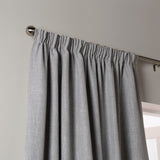 Habitat Thermal Blackout Linen Look Pencil Pleat Curtains - Dove Grey-168x229cm