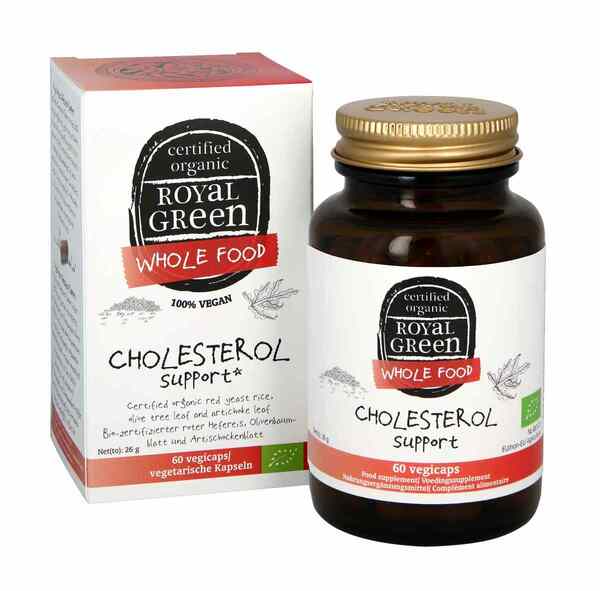 Royal Green Cholesterol Support capsules 60 count (British brand)