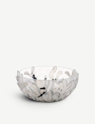 Alessi Mediterraneo fruit bowl 21cm stainless steel, UK version